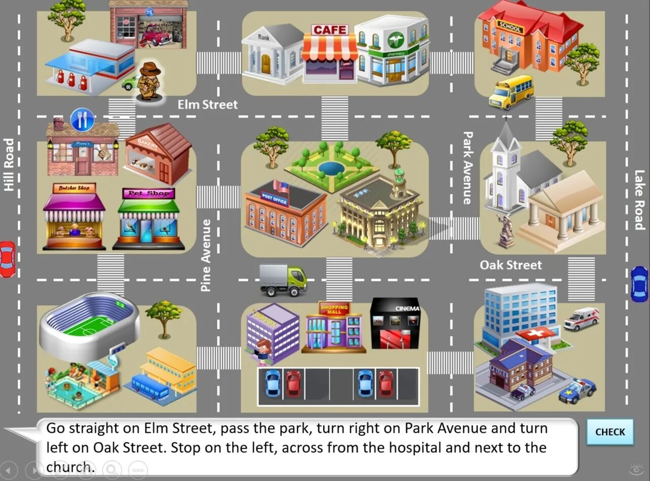 Карта города для детей. Directions упражнения по английскому языку. План города на английском. Английский тема город. Сити на английском языке