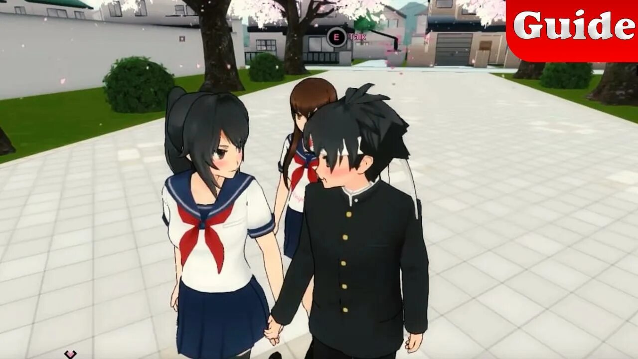 Включи yandere simulator