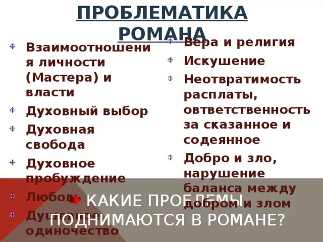 Какие проблемы раскрываются в произведении. Проблемы в романе мастер и Маргарит. Какие проблемы в мастере и Маргарите.