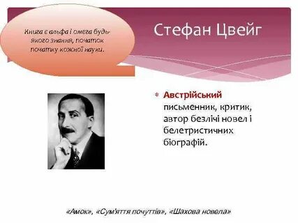 Цвейг лучшие произведения