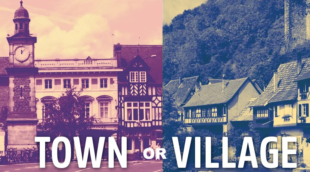 City Town Village разница. Город vs деревня. Город и деревня коллаж. Town vs Village.