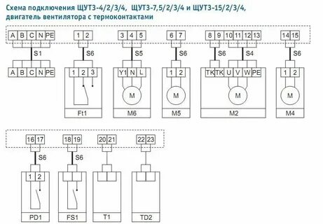 Схема двигателя вентилятора