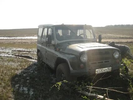 Уазик застрял