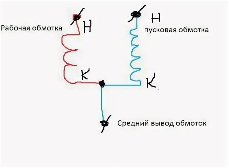 Как определить обмотки электродвигателя пусковую и рабочую