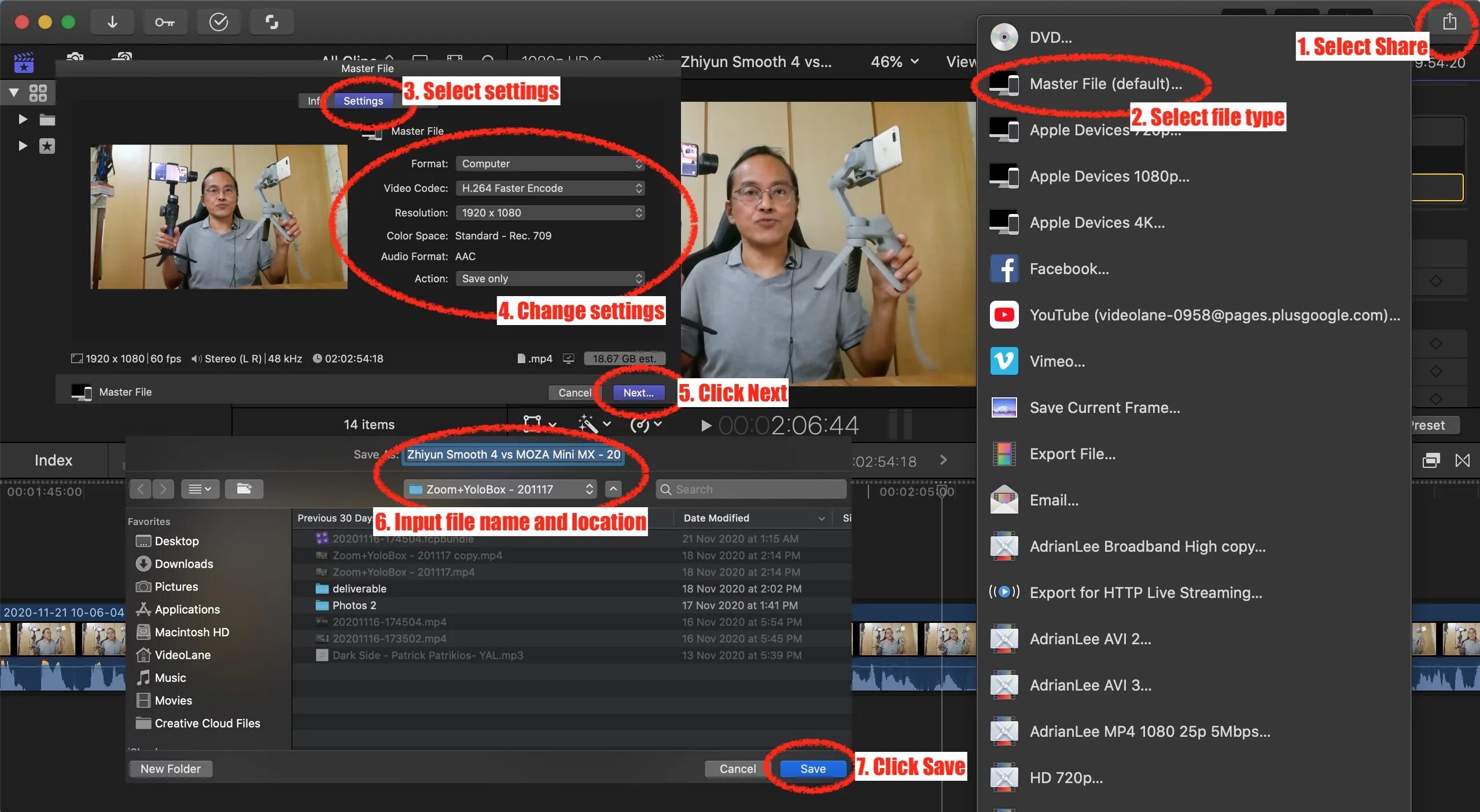 Как сохранить в final cut. Как сохранить в final cut
