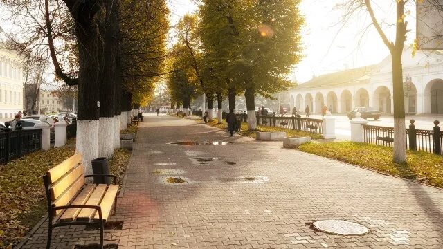 Осень в Костроме