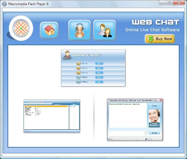 Chat tool. Unlimited Operator website chat support System.