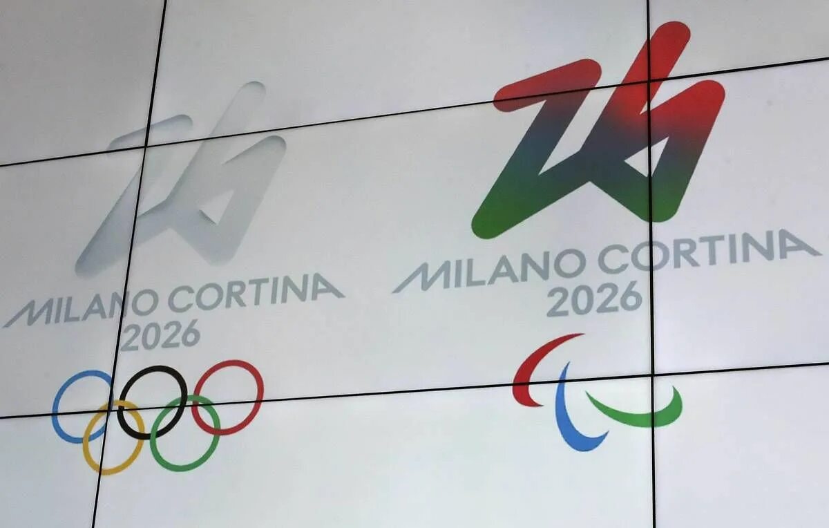 Эмблема зимних Олимпийских игр 2026 года. Логотип олимпиады 2026. 16 июня 2026