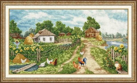 Вышивка крестом золотое руно