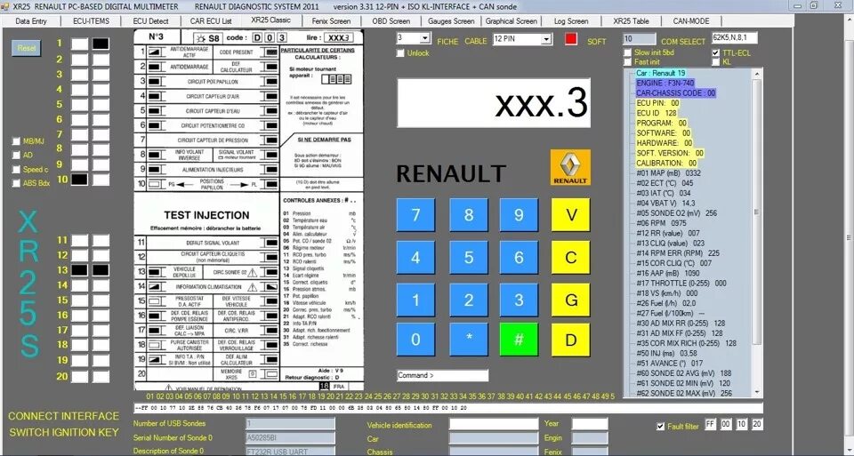 Xr25 Renault. Xr25 PC. Xr25 Renault 19. Xr25. Программа для диагностики логан