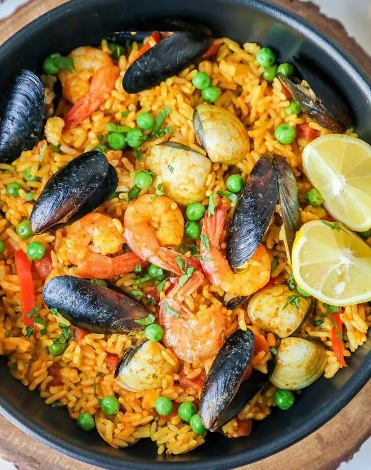 Паэлья рецепт классический с морепродуктами