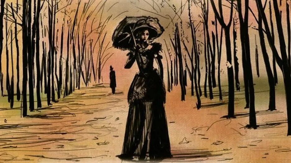 Бунин горбун. Иллюстрации к темным аллеям бунина. бунин и.а. &quot;темные аллеи&quot;. рисунок к рассказу ночь темная темная.