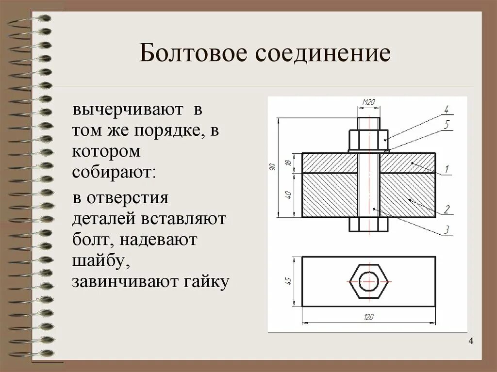 Стыки 9. Стандартная деталь болтового соединения. Чертим болтовое соединение. Болтовое соединение чертеж. Вычертить болтовое соединение.