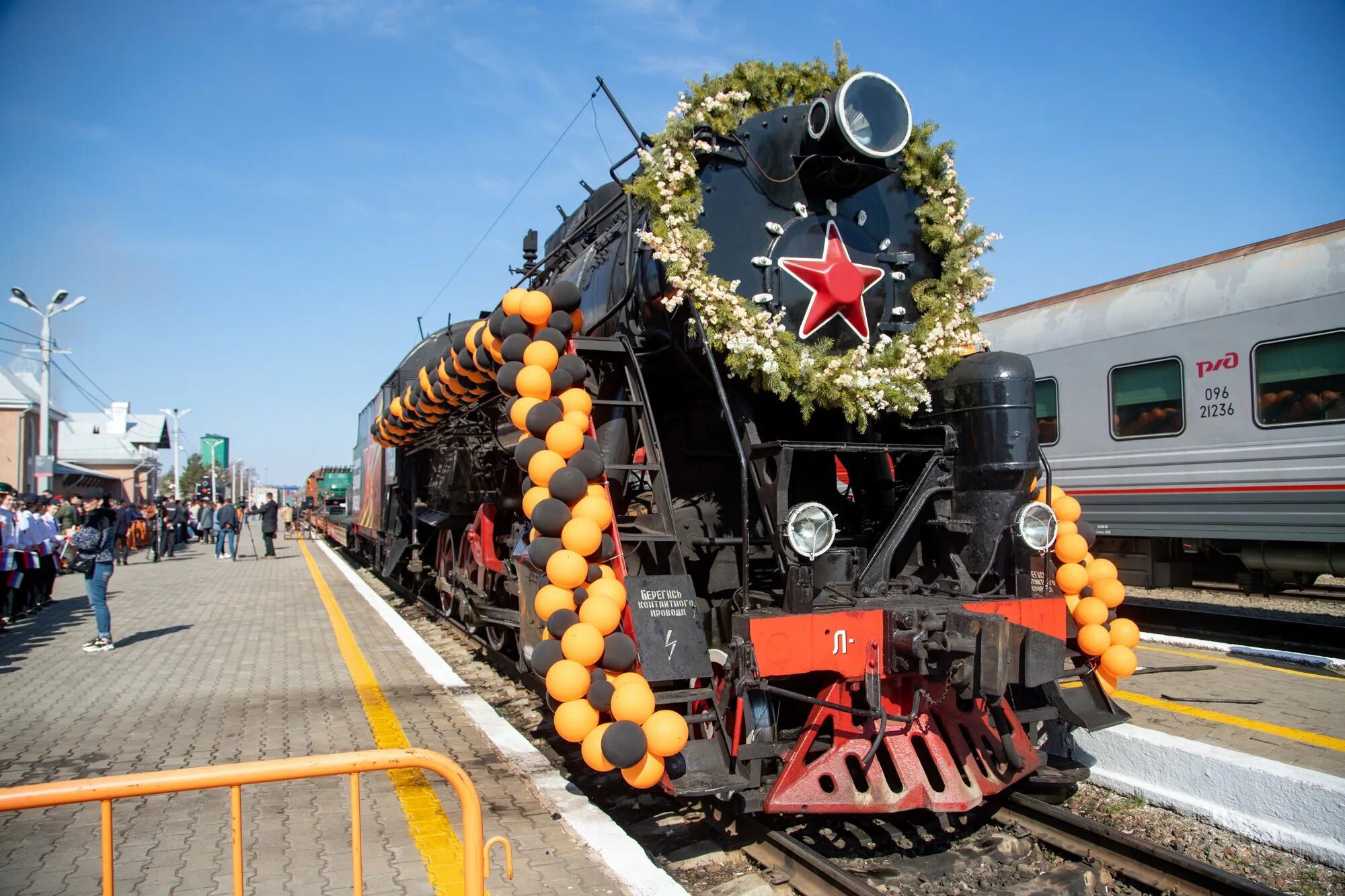 Поезд Победы 2023. Поезд Победы Хабаровск 2023. Ретро поезд. Паровоз Победы. Благовещенск сковородино поезд