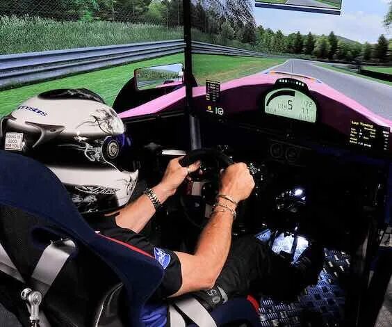 Roller race simulator