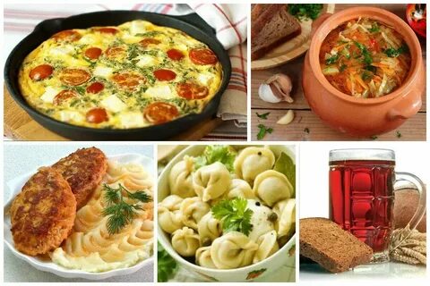 Вкусные блюда на семью