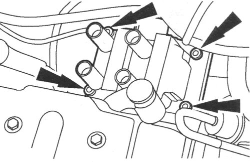 Ignition Coil Block 1.8/2.0/1.6 Zetec-E (Power unit / Ignition system / Ford Foc