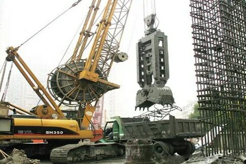 Гидравлический грейфер стена в грунте xcmg xg480d