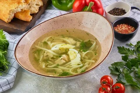 Суп из куриных бедер