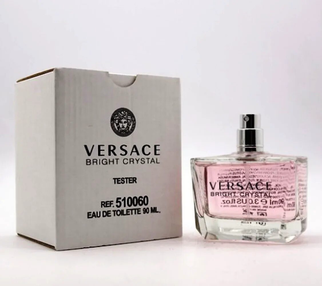 Тестер Versace Bright Crystal 90 мл. Versace Bright Crystal Tester 90ml. Versace Bright Crystal women 90 ml Tester, тестер. Туалетная вода Bright Crystal Versace 90ml.