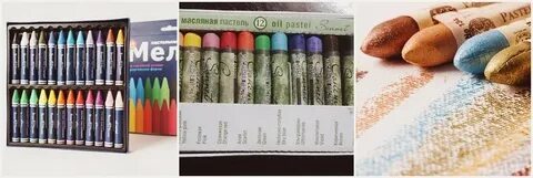 Чем отличается масляная пастель от сухой