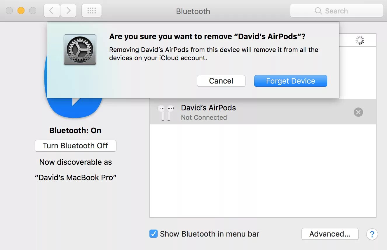 Iphone забыть устройство bluetooth