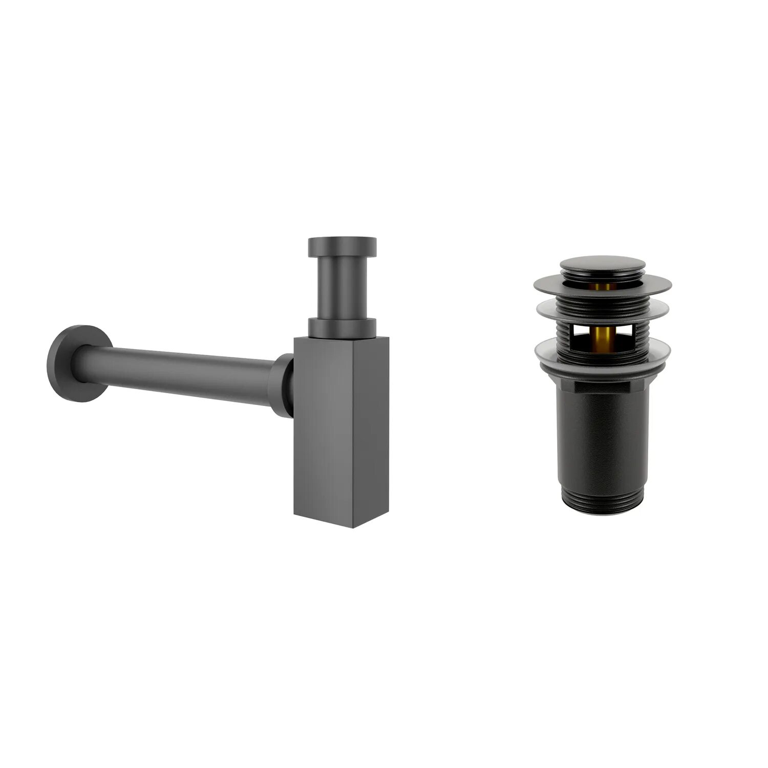 Wellsee сифон для раковины matt black. Металлический сифон. Промо-набор 2 в 1 wellsee drainage system 182105003. Сифоны wellsee. Test drain valve ul&fm 1".