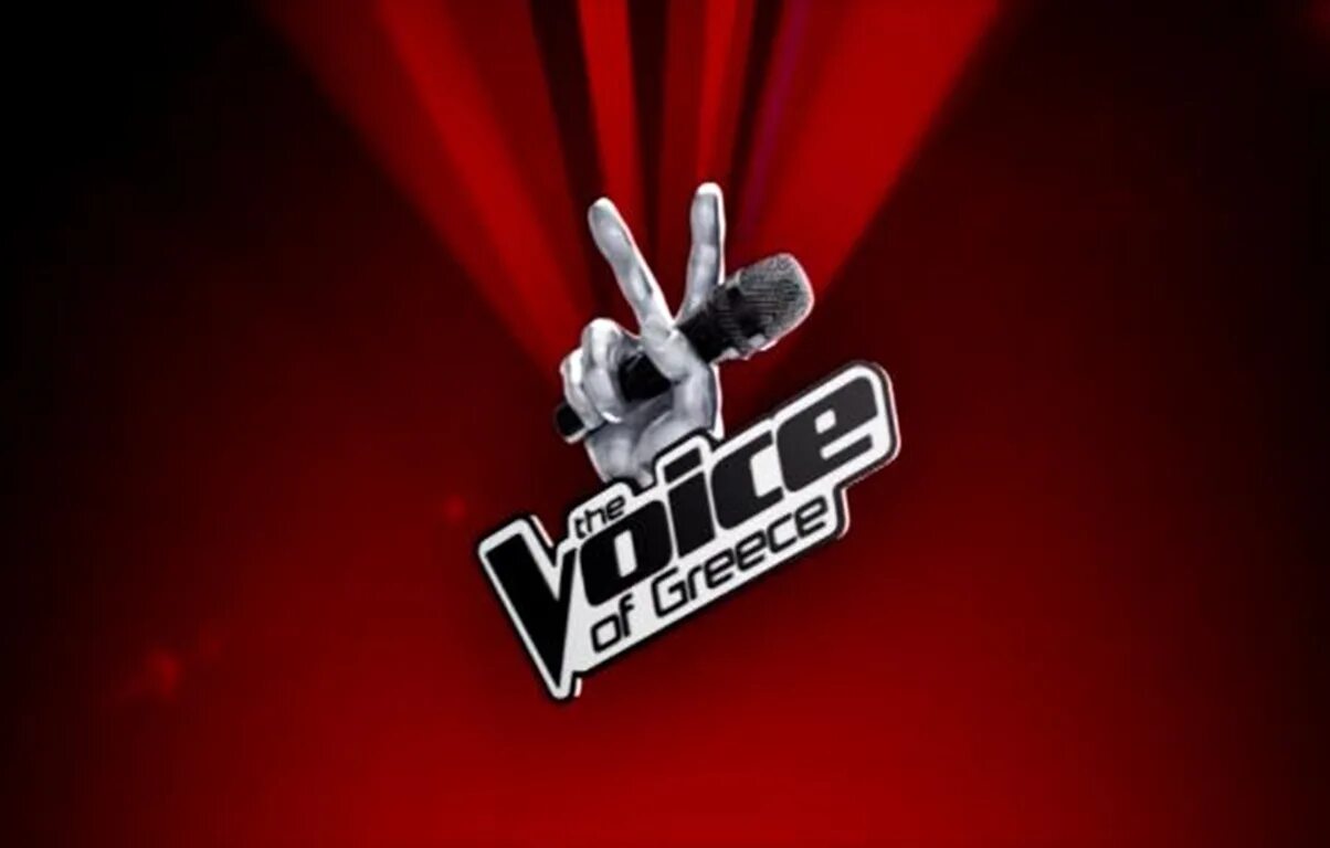 The Voice of Greece logo. The Voice заставка.