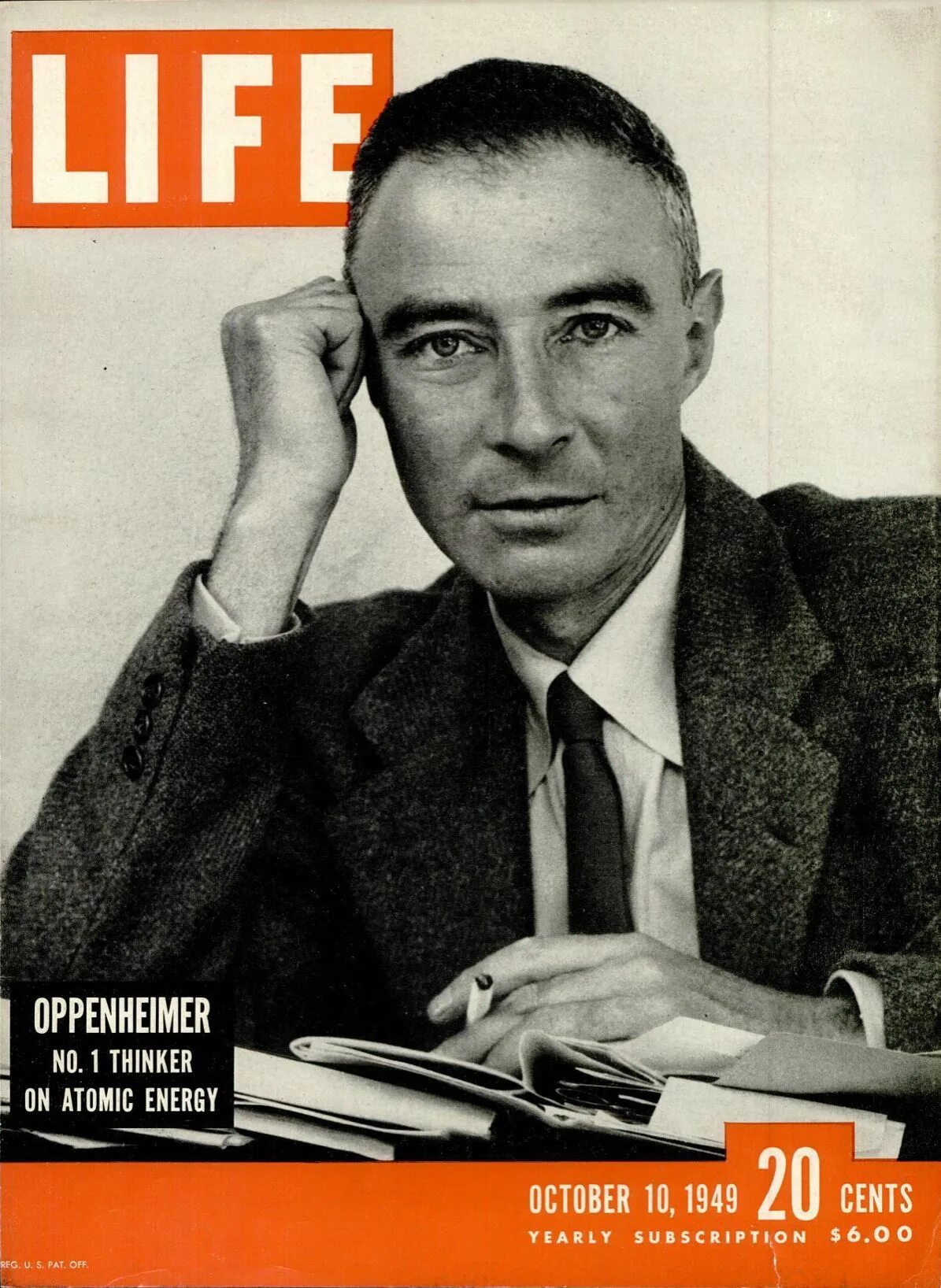 Оппенгеймер на обложке журнала. Life magazine