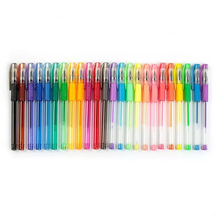 Цветные ручки. Набор гелевых ручек (24 цвета). LOLLIZ 70 шт/100 шт цветные гелевые ручки. Набор гелевых ручек Aro 24 цв. Набор гелевых ручек 24 цвета ассорти.