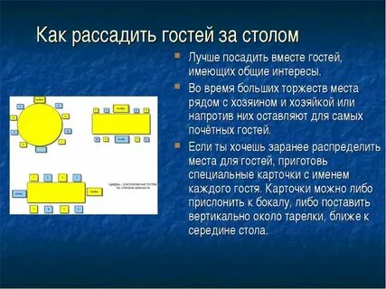 Рассадка за столом переговоров