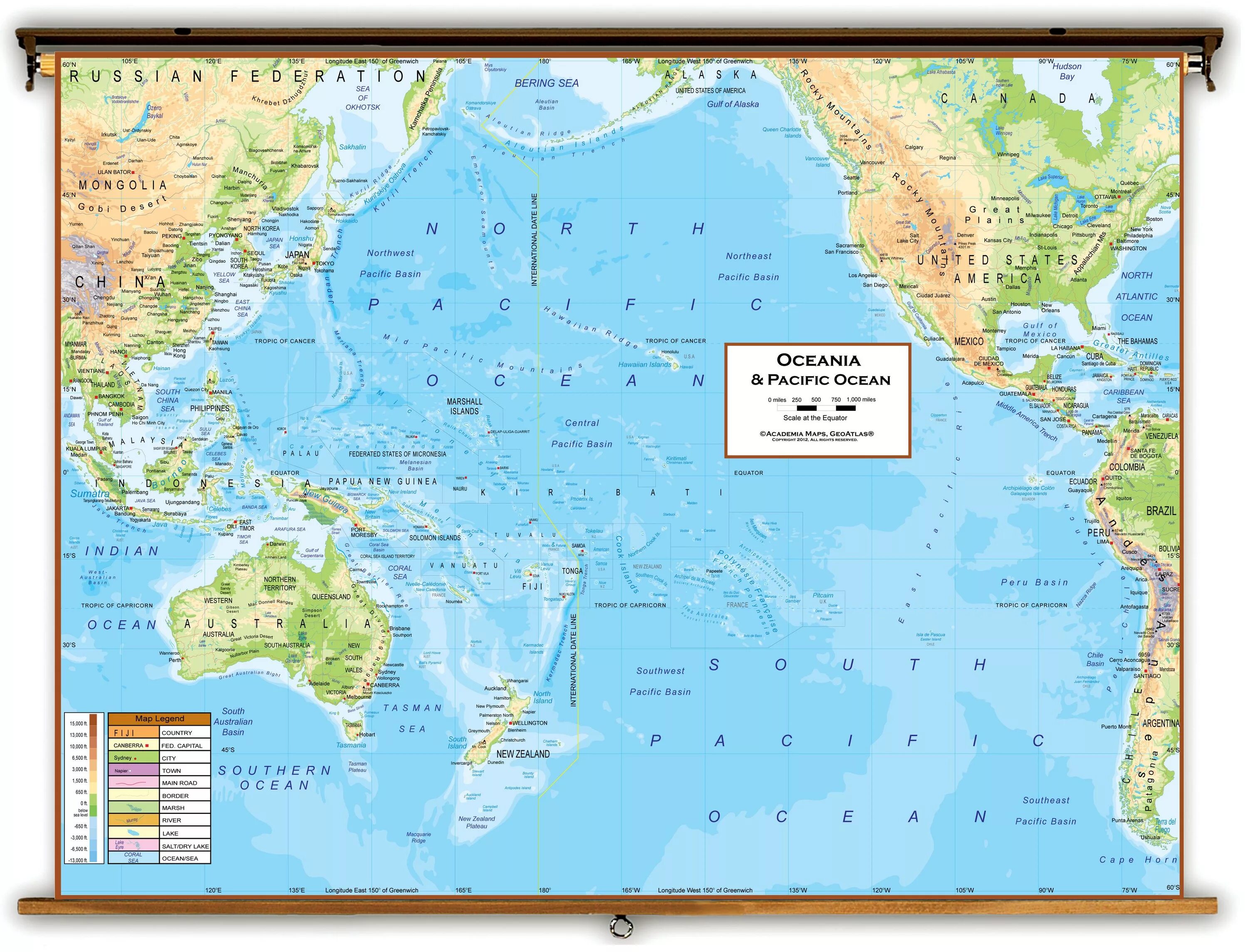 Атлас тихого океана. Тихий океан карта подробная. Южная часть Тихого океана на карте. Карта Тихого океана географическая. Карта Тихого океана со странами.