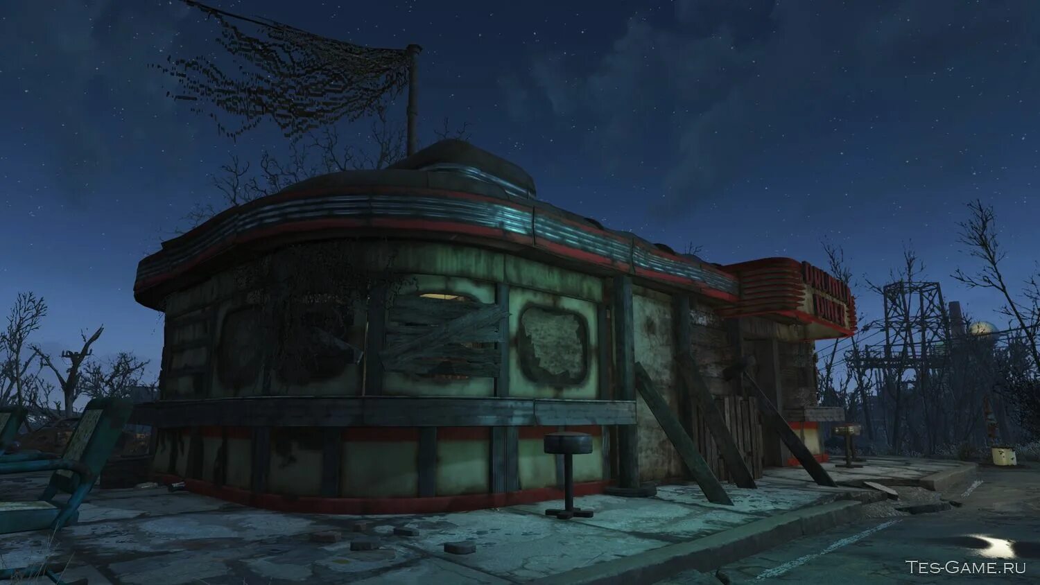 Мод построек фоллаут 4. Закусочная друмлин fallout. закусочная друмлин fallout 4. здания из фоллаут 4. fallout 4 закусочная.