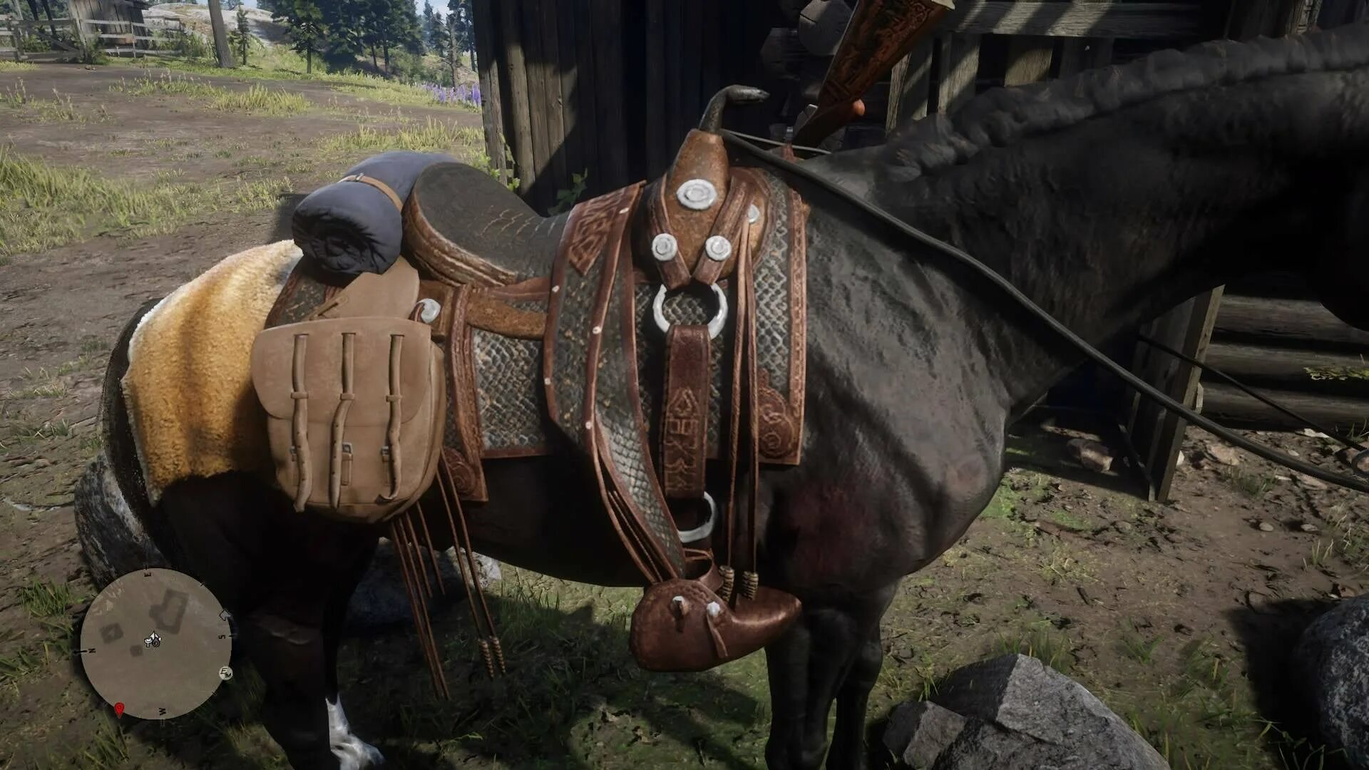 Rdr 2 седла у охотника. Седло Вакеро rdr 2. Red Dead Redemption 2 седла у охотника. Red Dead Redemption 2 Horse Saddle.