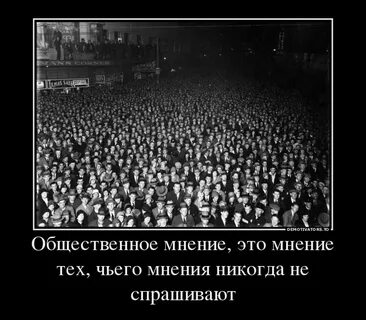 Мнение которое не спрашивали