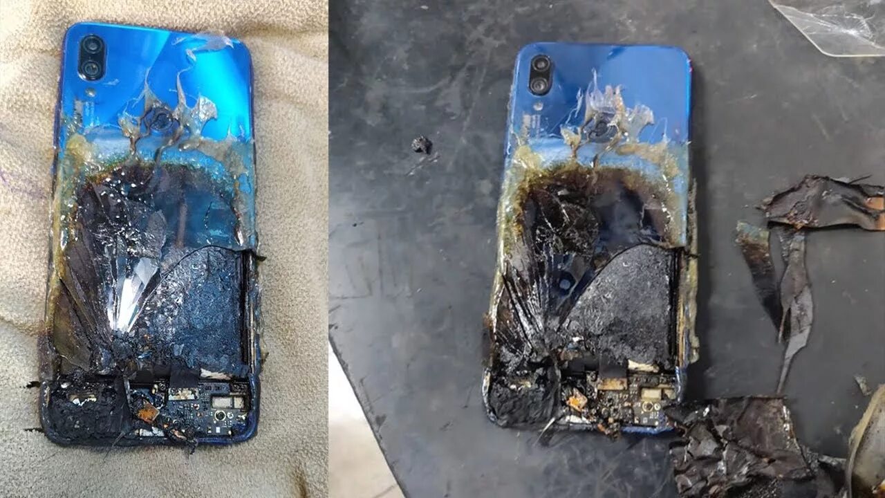 Samsung Note 7 взрывается. Взорванный Xiaomi Redmi Note 7. Redmi Note 7 батарея. Редми 9а взорвался.