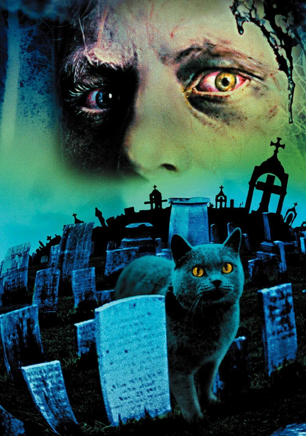 Pet cemetery. Кладбище домашних животных 1989. Кладбище домашних животных 1989 Постер.