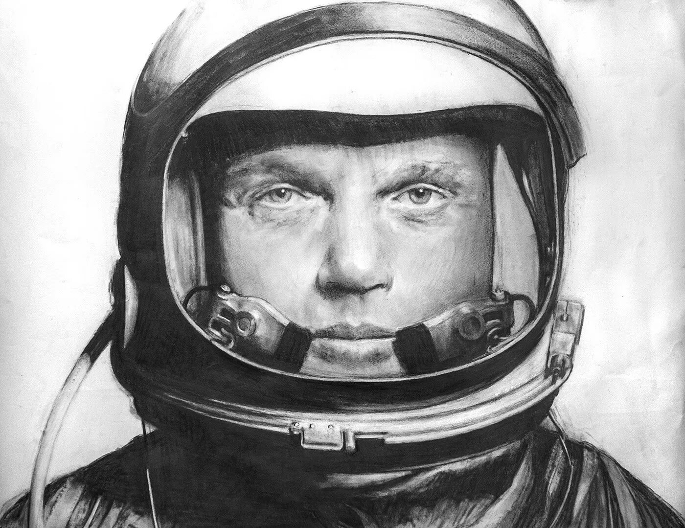 Рисунки про гагарина. Джон Гленн космонавт арт. Гагарин портрет.