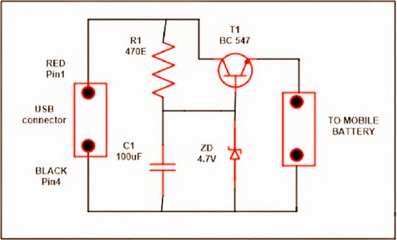 Простейшая зарядка телефона. USB charge схема электрическая. Схема зарядки аккумулятора отдельно от телефона. Простая зарядка для смартфона. Схемы зарядных устройств для мобильных телефонов.