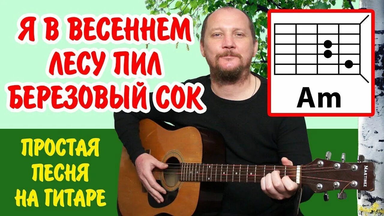 Березовый сок на гитаре. Я в весеннем лесу пил. я в весеннем лесу пил березовый сок на гитаре. аккорды для гитары. песни на гитаре аккорды.
