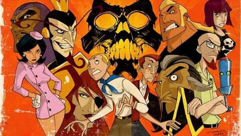 The Venture Bros The Monarch Hank Venture Dean Venture Dr Girlfriend Brock ...