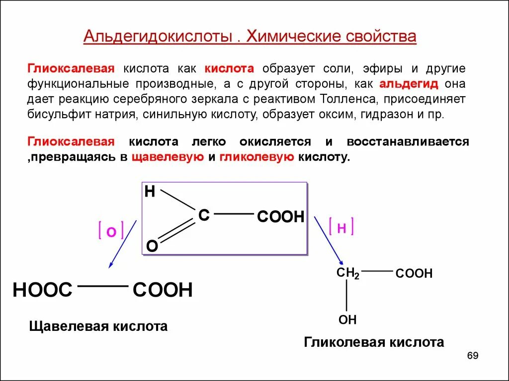 Укажите формулу кислоты являющейся альдегидокислотой
