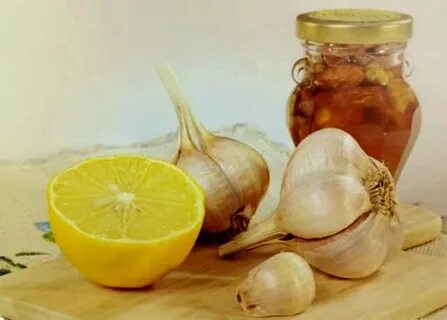 Средствами чесноком лимоном