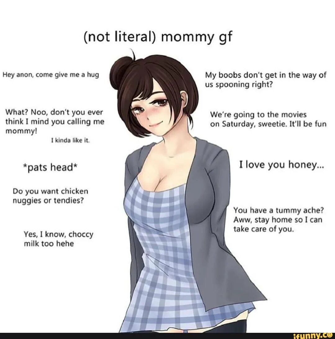 Calling me to stay. Мамочка gf. Мем про Mommy gf. Abigail Shapiro. Ideal gf Mommy.