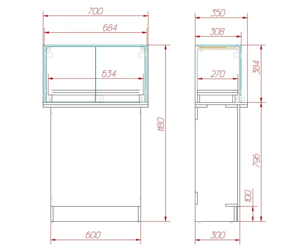 Чертеж витрины. Стеклянная витрина чертеж. Чертеж витрины прилавка. Высота витрины. Прилавки размеры