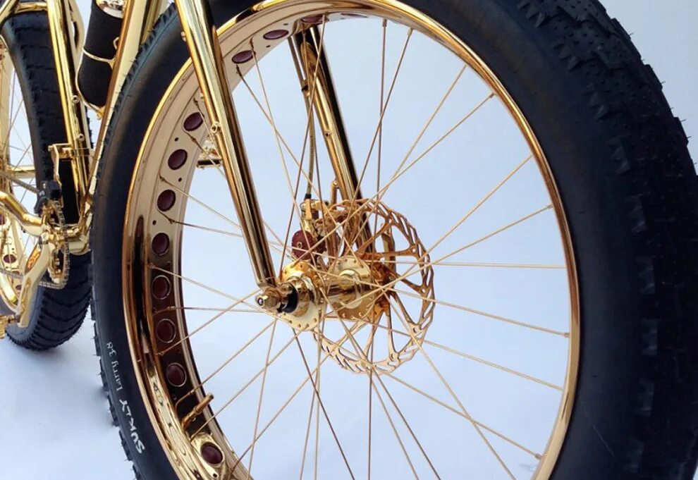24k Gold extreme Mountain Bike. House of Solid Gold велосипед. Золотой фэтбайк. Фэтбайк найнер.