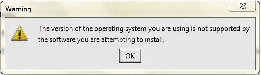 Does not support operating system. Does not support operating system