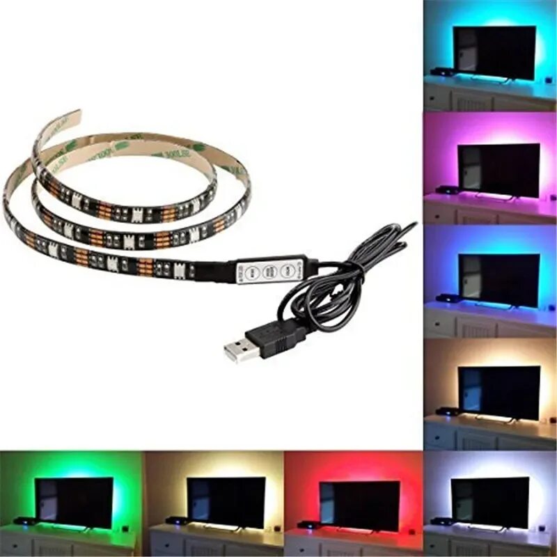 Светодиодная лента TV led strip. Светодиодная подсветка для телевизора УСБ. РГБ лед подсветка с ТВ. RGB лента на ТВ.