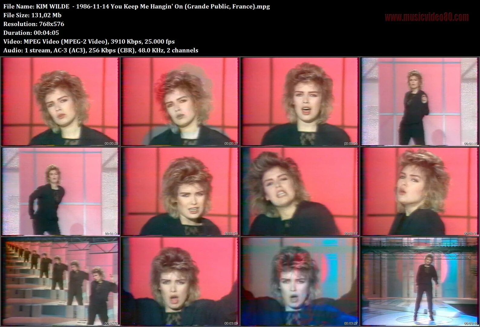 Kim wilde you keep me hangin on