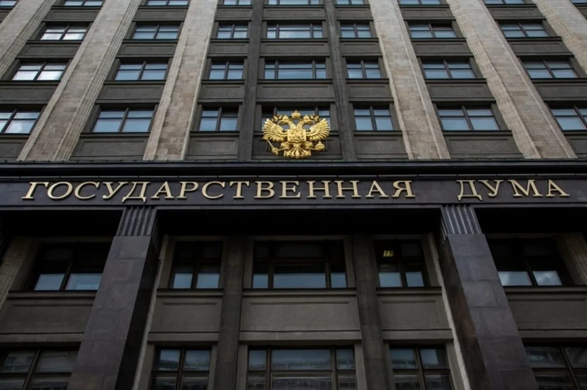 Законопроект вносится в государственную думу